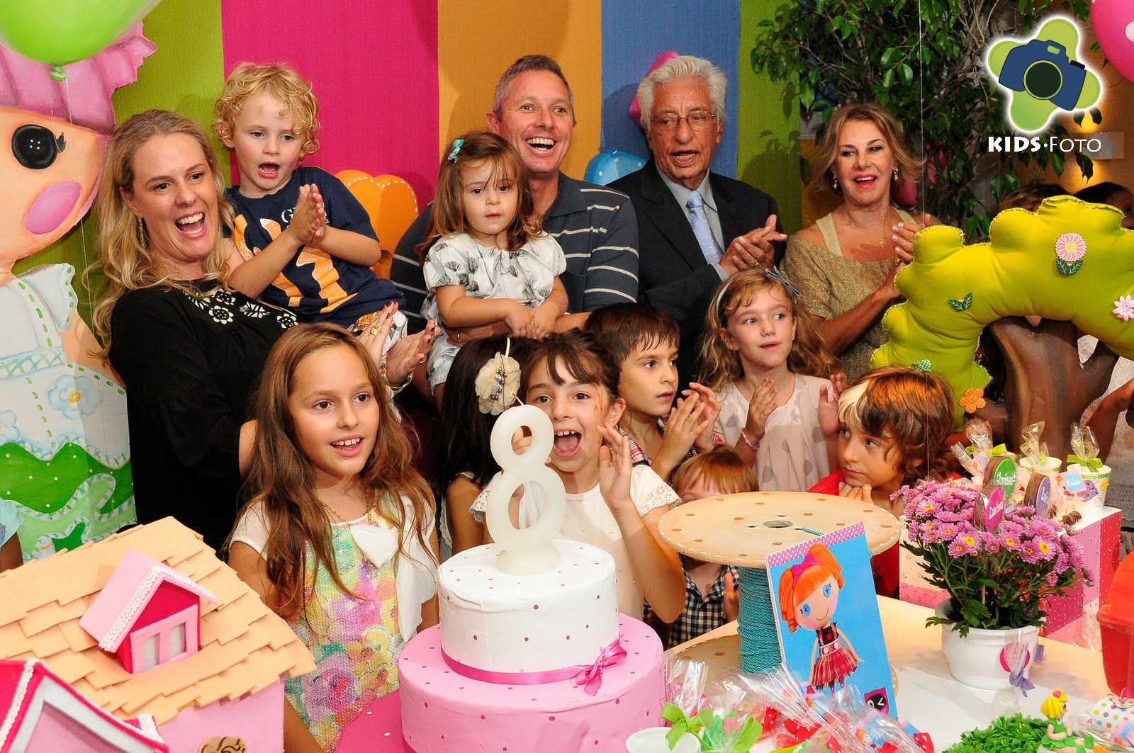 Festa de aniversário de 8 anos da Luisa, realizada na Hopi Casa de Festas, por Kids Foto