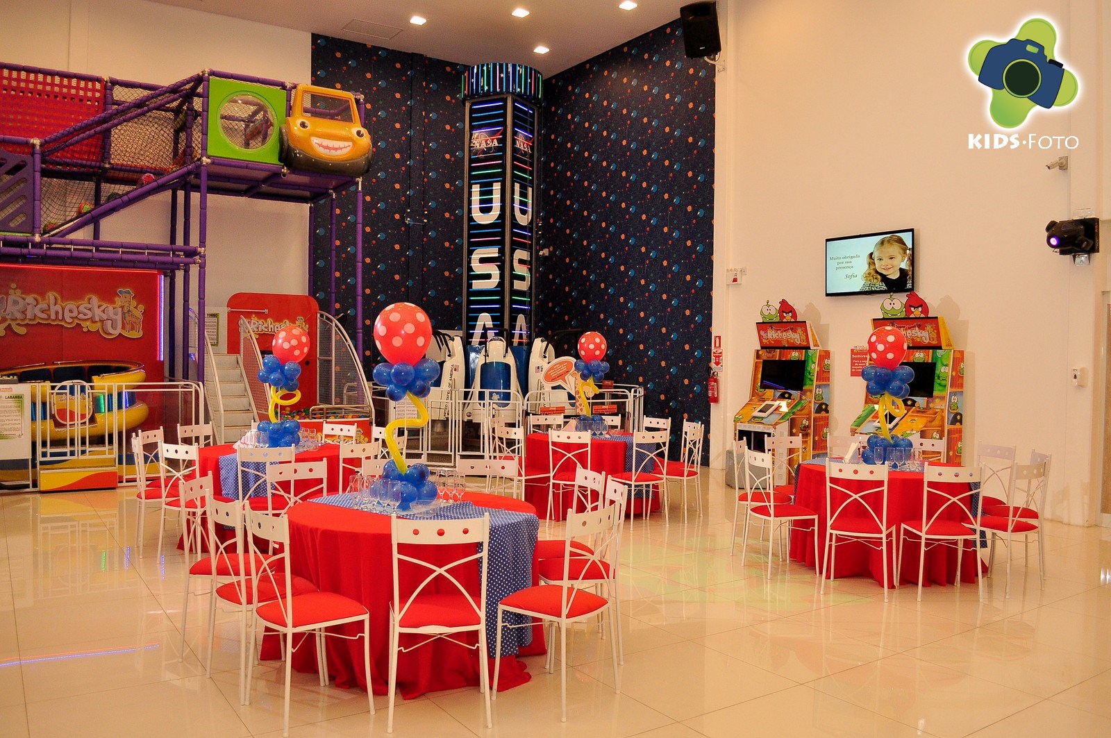 Festa de aniversário de 3 anos da Sofia, realizada na Richesky Kids e Teens, por Kids Foto