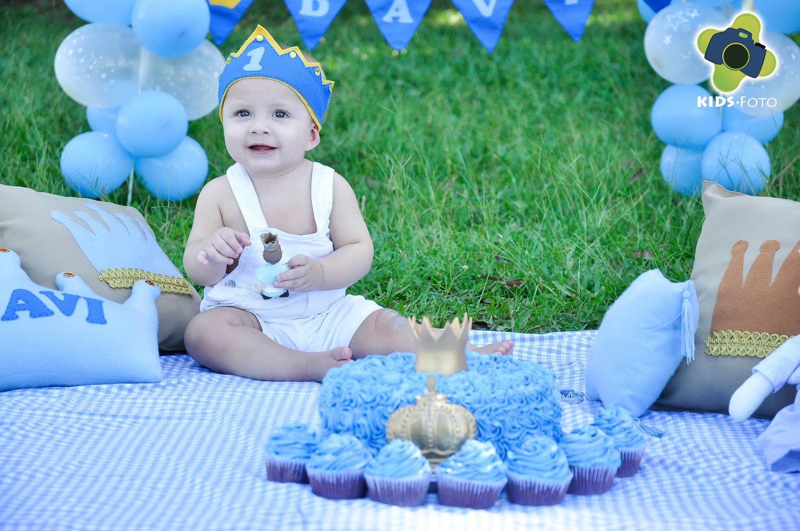 Smash The Cake do Davi, por Kids Foto