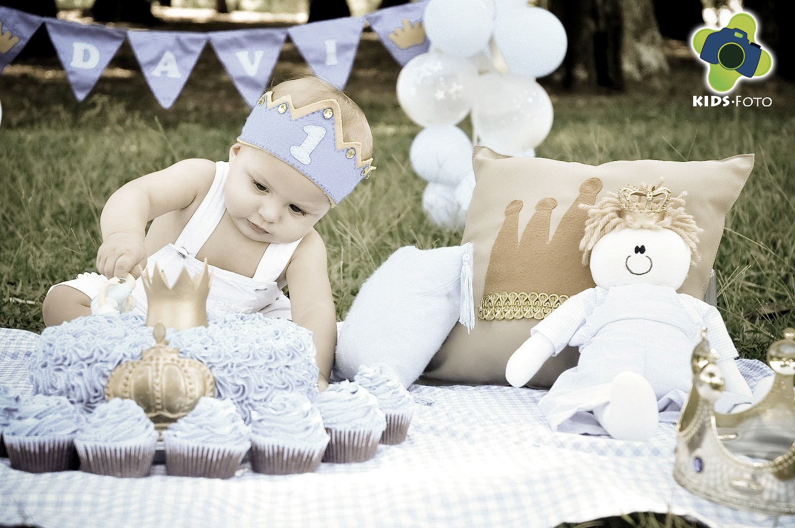 Smash The Cake do Davi, por Kids Foto